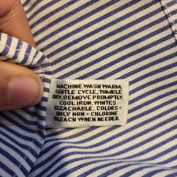 Van Heusen 32/33 mens striped button down shirt - Picture 8 of 12